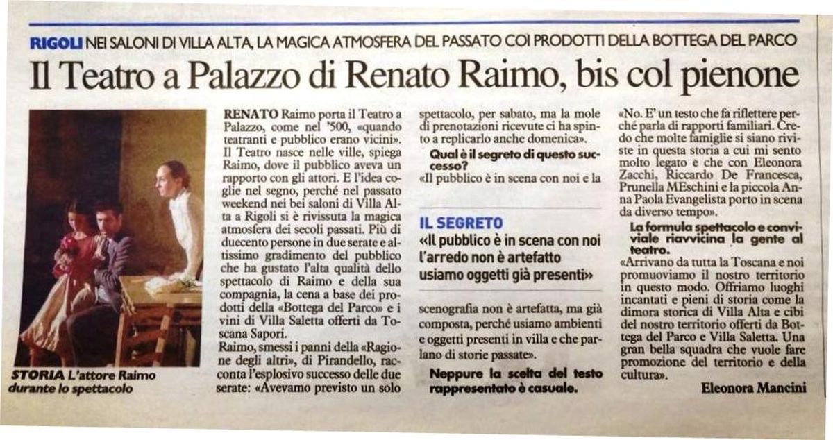 rassegna stampa|3_2015 Renato Raimo